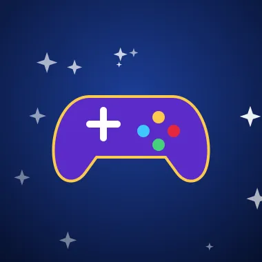 Esports Esports tile with a game controller